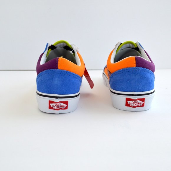 VANS OLD SKOOL MIX AND MATCH PURPLE, ORANGE BLUE GPJCBGTMRGLD SNEAKER SHOES NEW - Picture 7 of 10